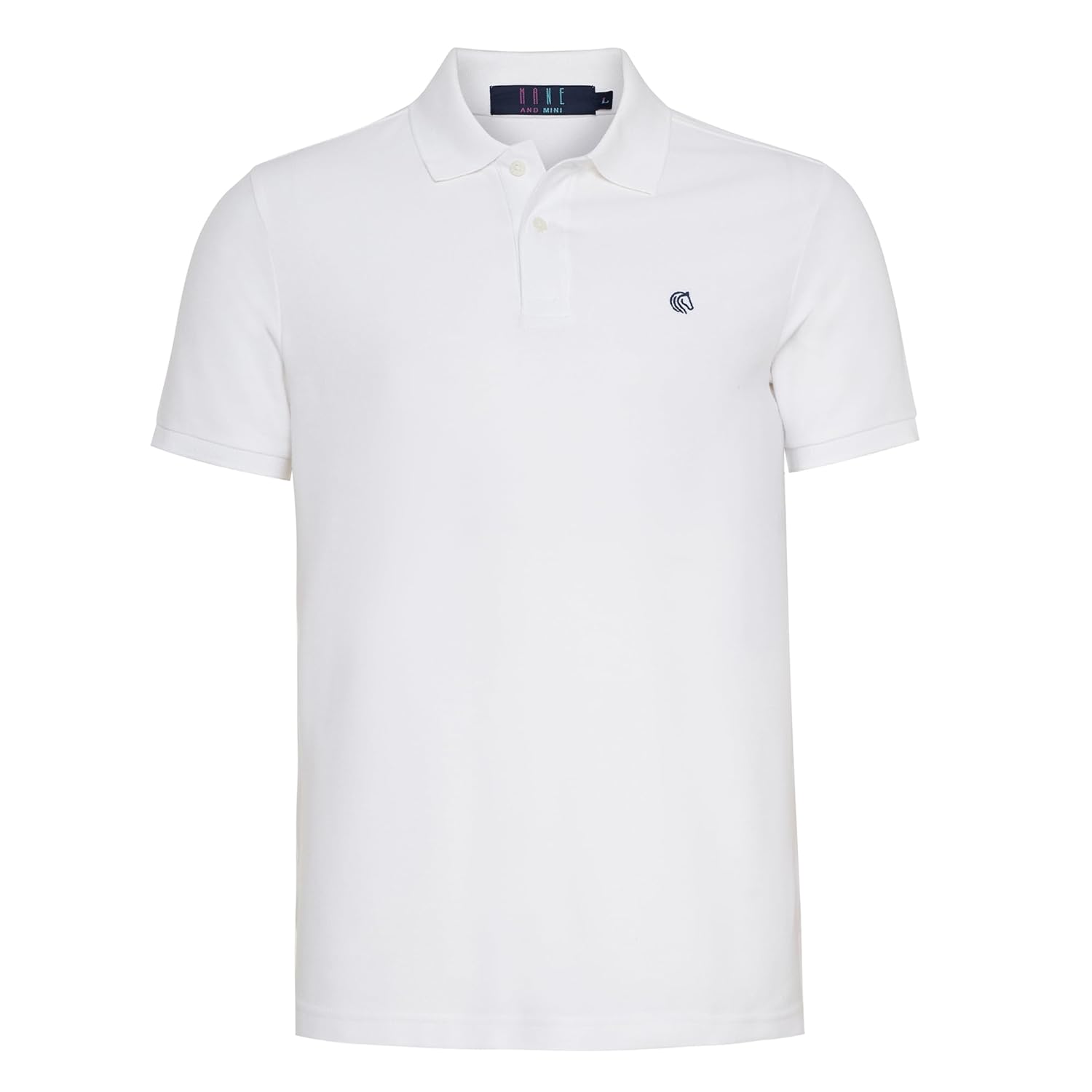 Men's Premium Regular Fit Performance Polo Shirt-WHITE
