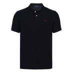 Men's Premium Regular Fit Performance Polo Shirt-BLACK