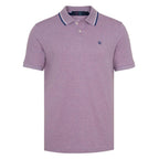 Men's Cotton Polyester Regular Fit Interlock Polo Shirt-LILAC MELANGE