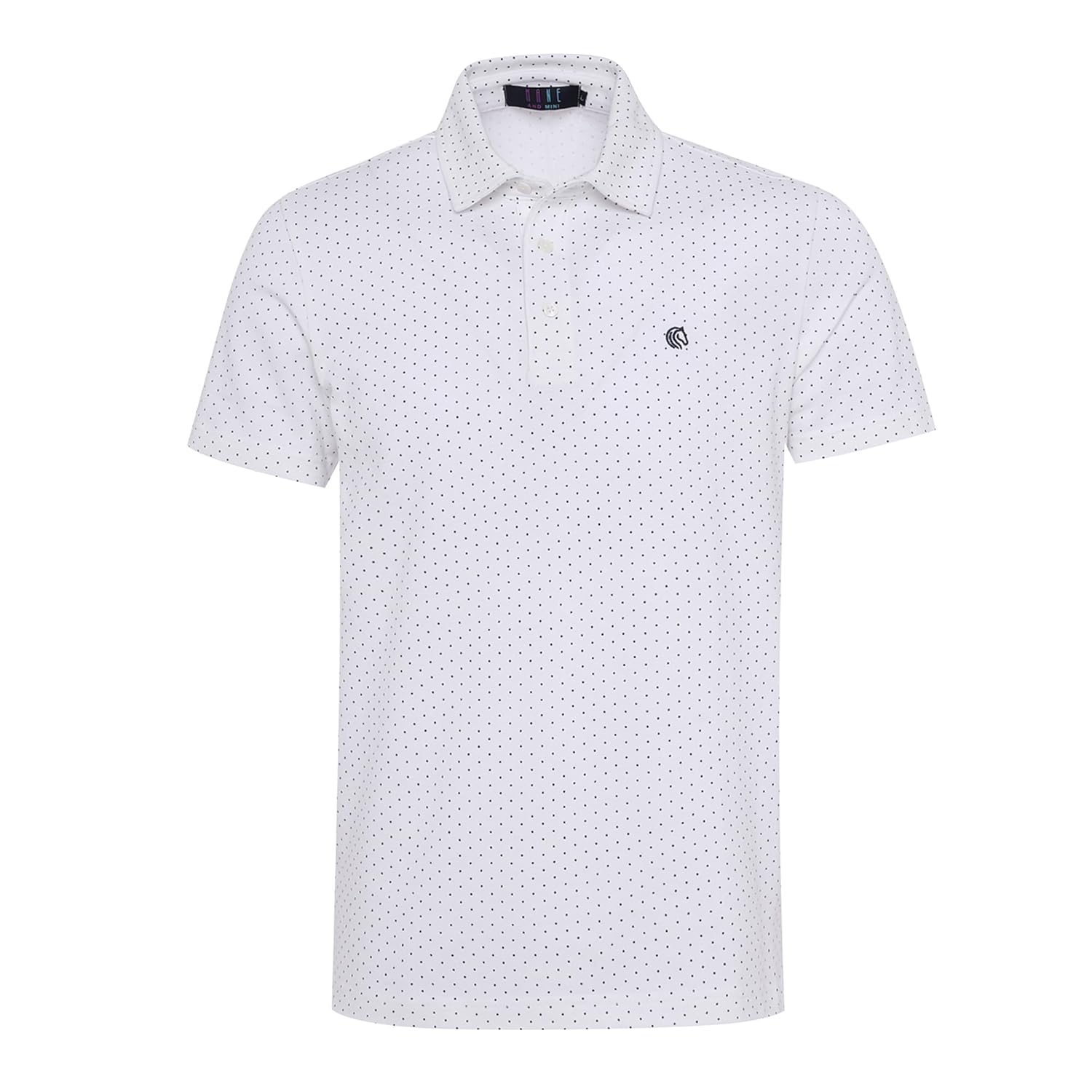Men’s Cotton Regular Fit Pique Polo Neck T Shirt-WHITE