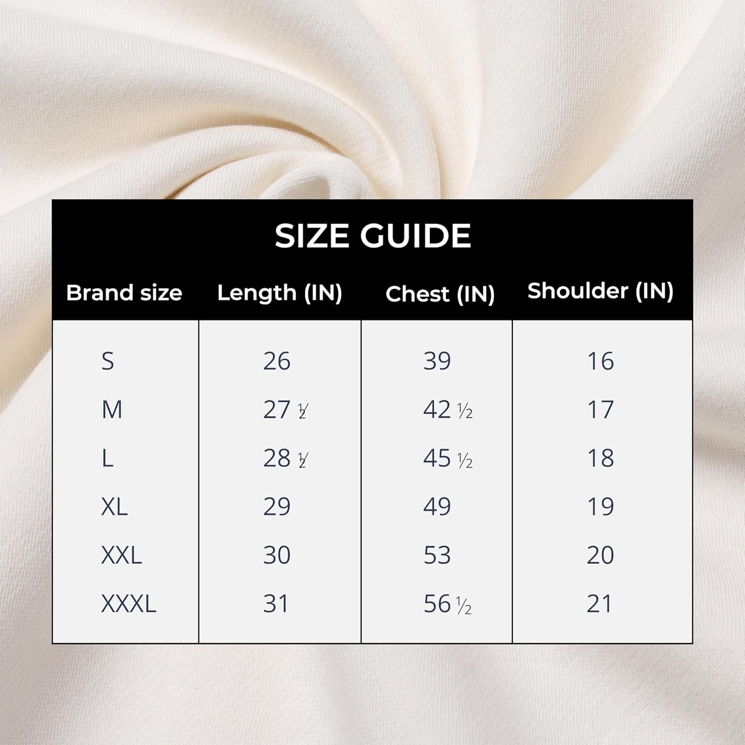 Men’s Solid Fleece Crew Neck Sweatshirt- VANILLA ICE