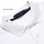 Men's Regular Fit Interlock Polo Shirt-WHITE