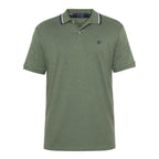 Men's Cotton Polyester Regular Fit Interlock Polo Shirt-OLIVE MELANGE