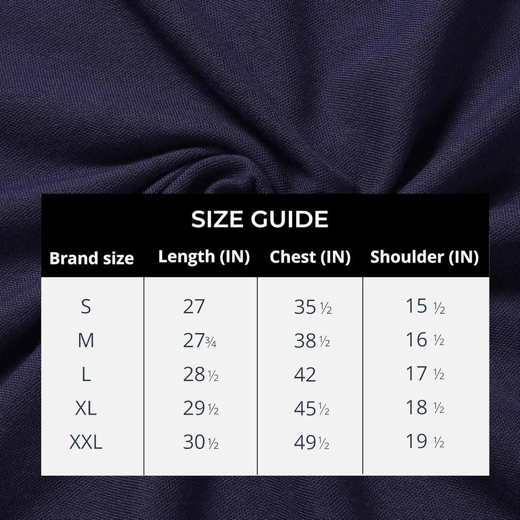 Men's Premium Regular Fit Performance Polo Shirt-CLASSIC NAVY