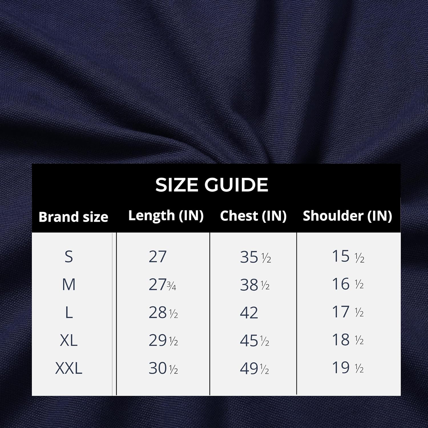 Mens Cotton Regular Fit Stretch Pique Solid Polo Shirt- CLASSIC NAVY