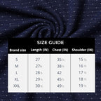 Men’s Regular Fit Jacquard Polo Shirt with Self Collar-INDIGO MELANGE