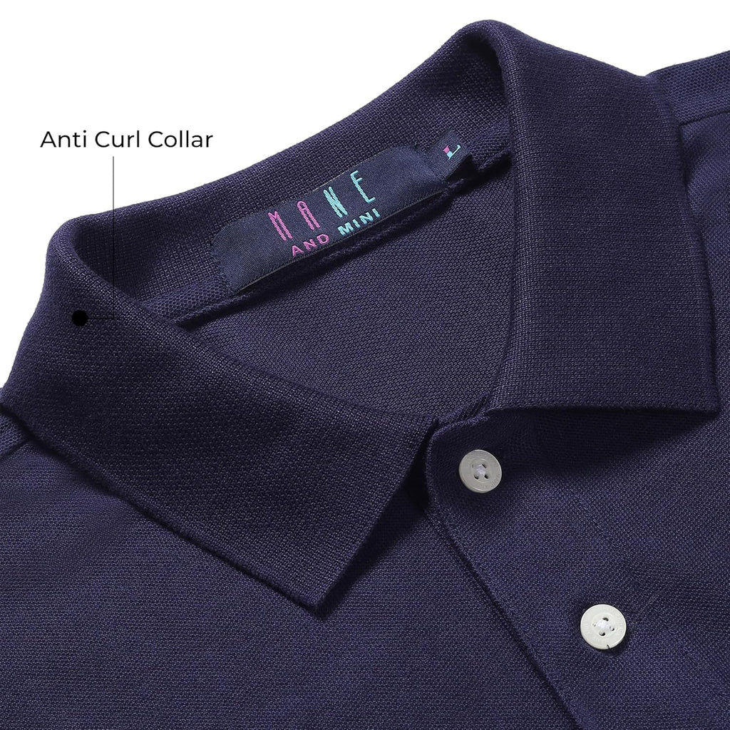 Men's Premium Regular Fit Performance Polo Shirt-CLASSIC NAVY