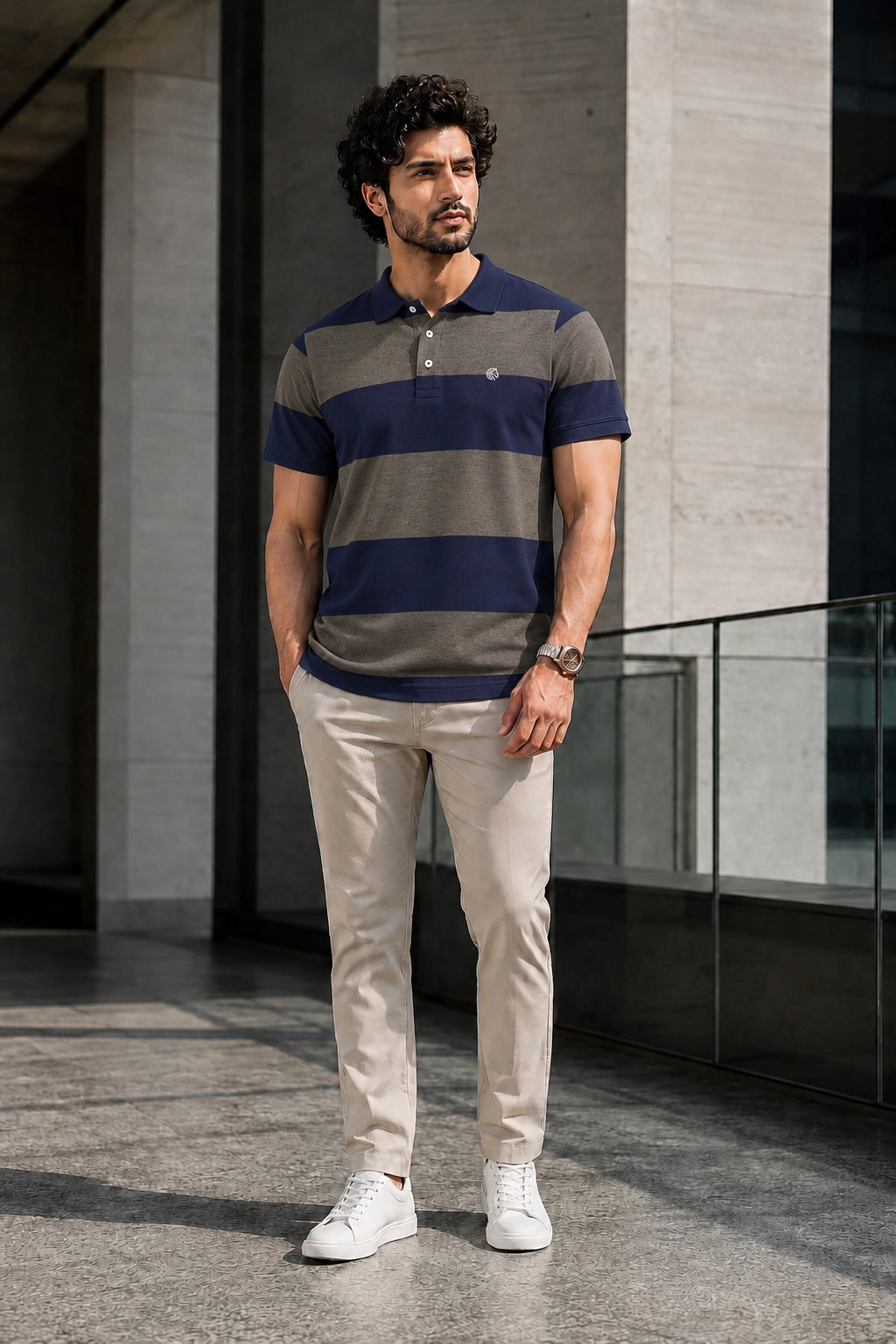 Men's Regular Fit Jersey Polo Shirt