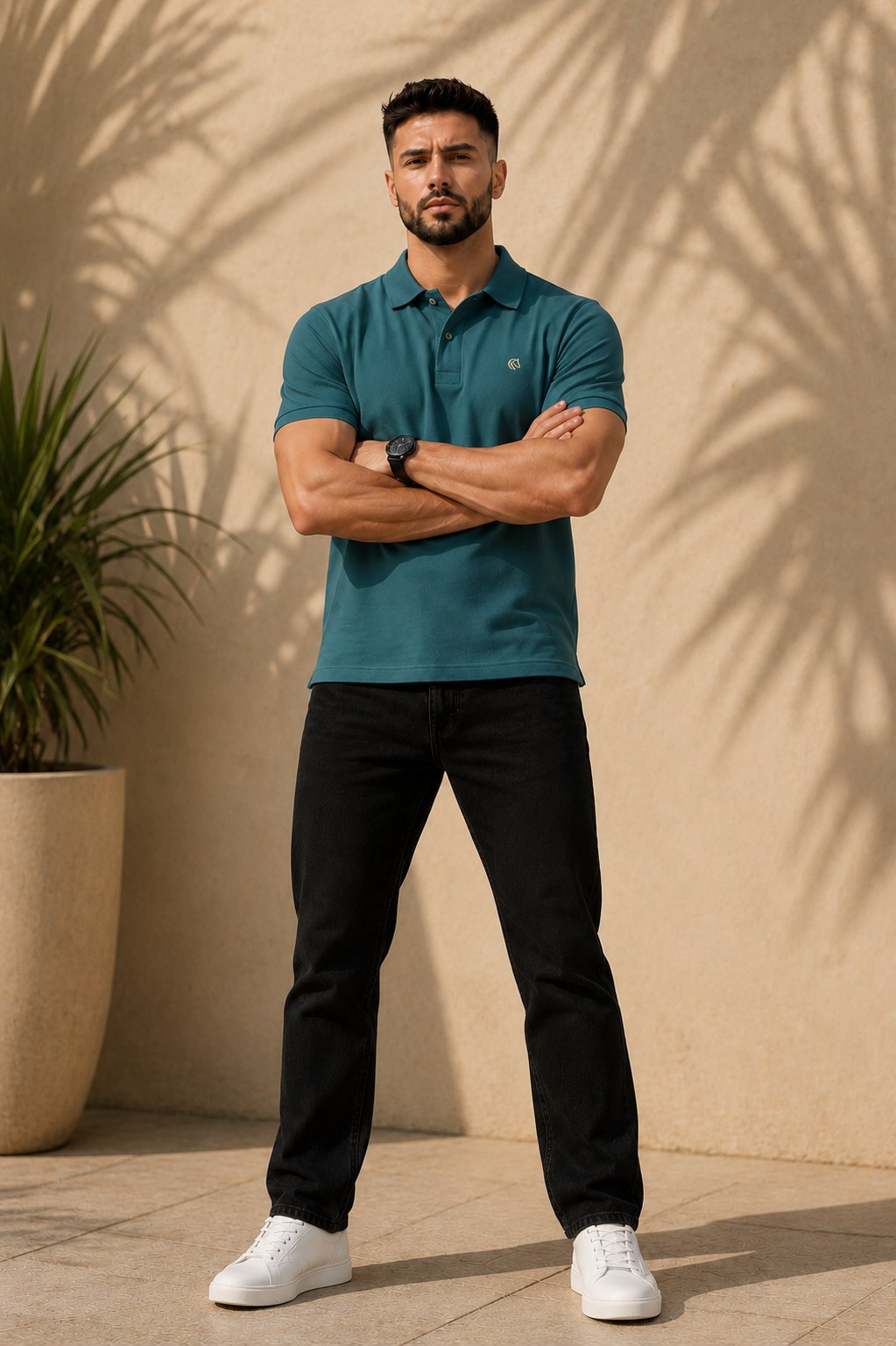 Men's Regular Fit Pique Polo Shirt
