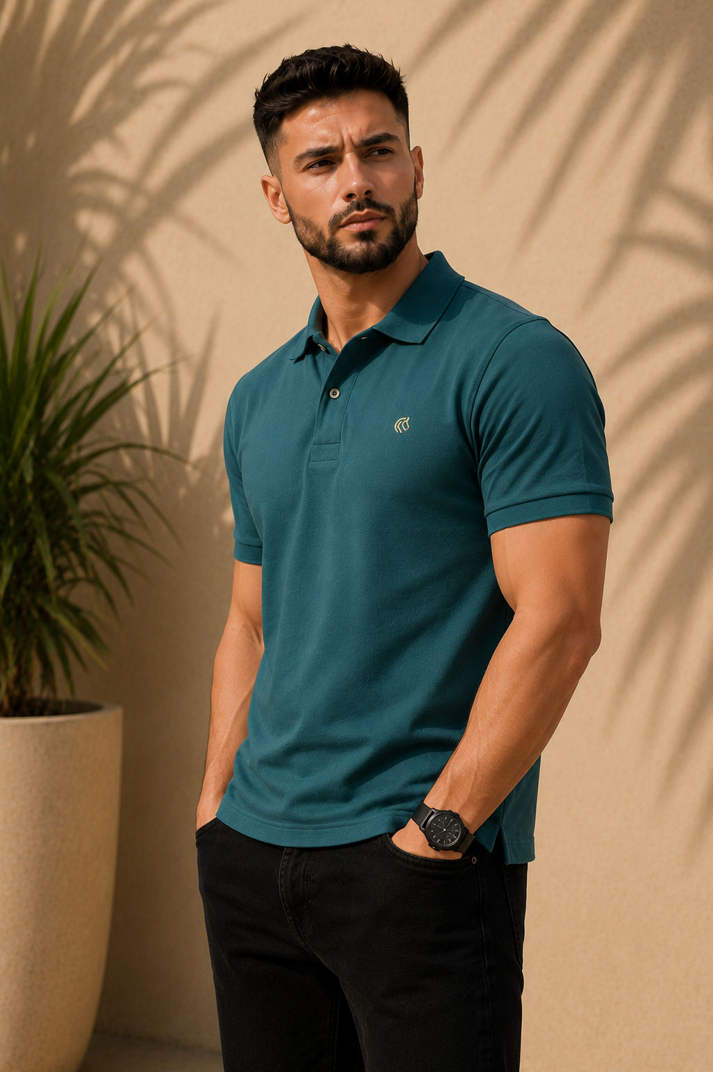 Men's Regular Fit Pique Polo Shirt