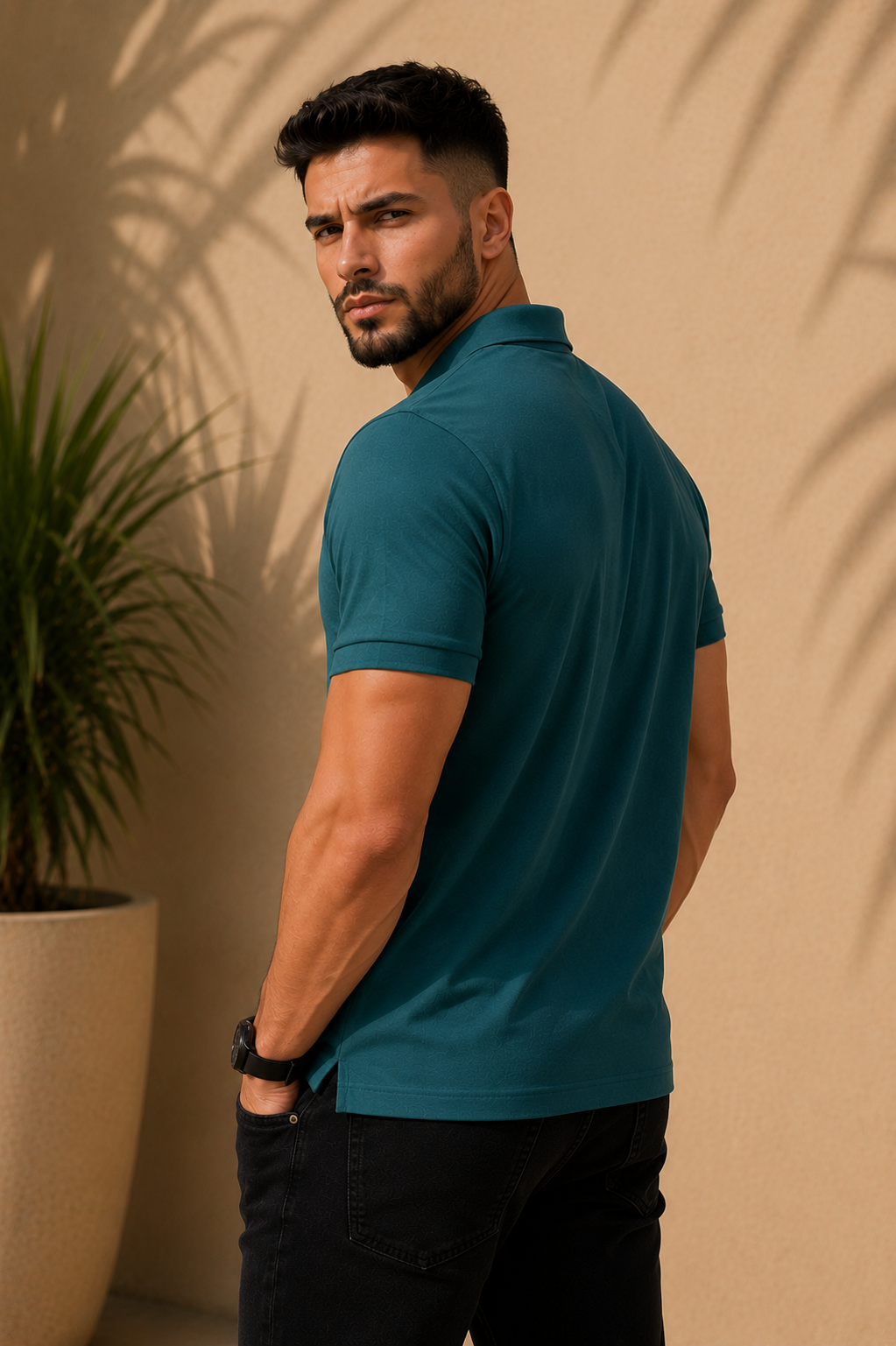 Men's Regular Fit Pique Polo Shirt