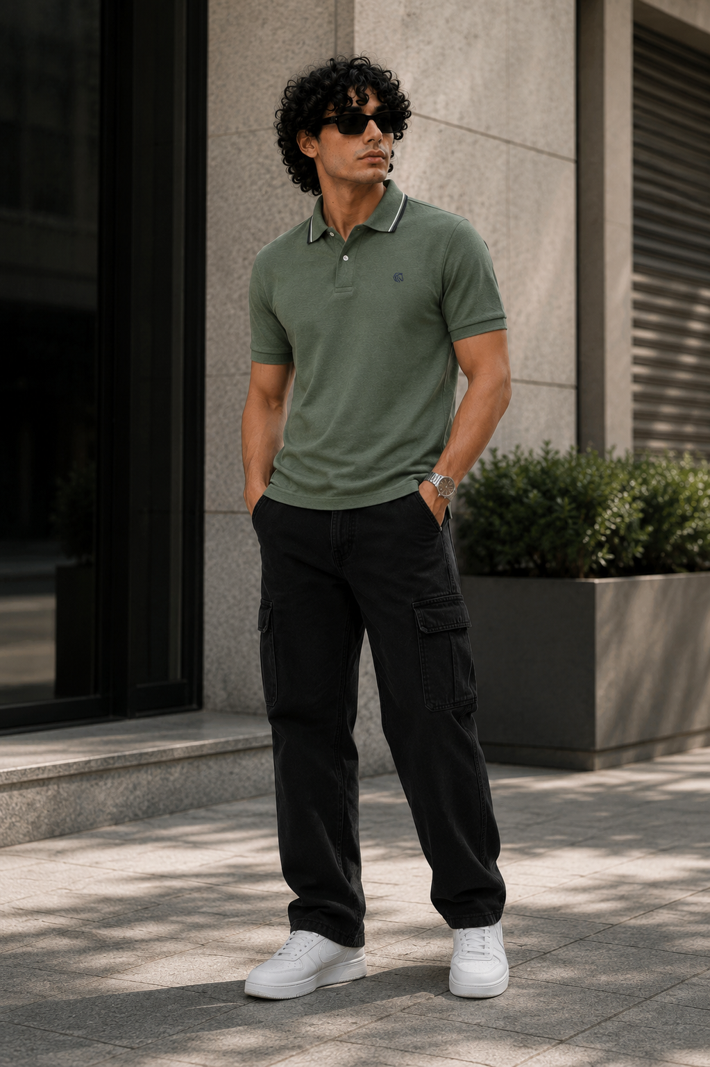 Men's Tipped Interlock Polo