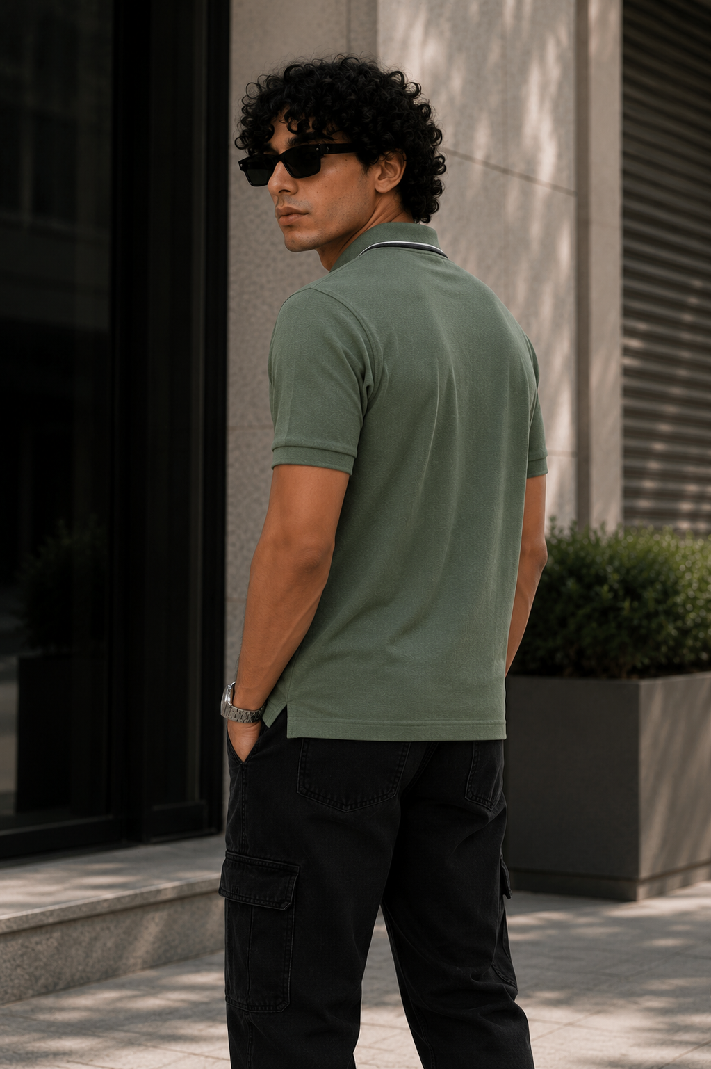 Men's Tipped Interlock Polo