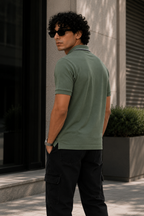 Men's Tipped Interlock Polo