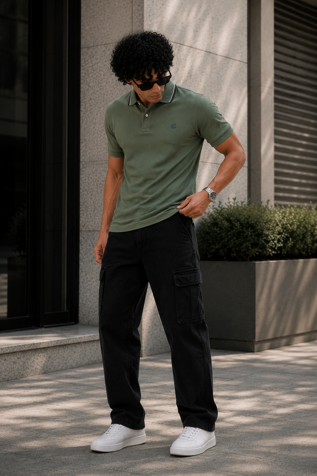 Men's Tipped Interlock Polo