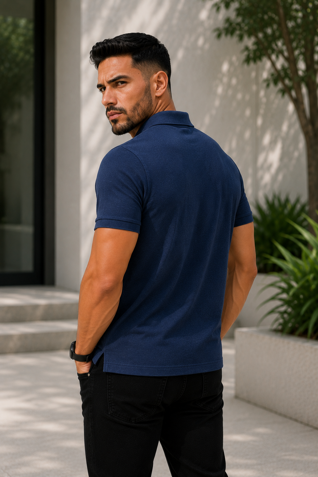 Men's Interlock Polo T shirt