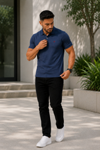 Men's Interlock Polo T shirt
