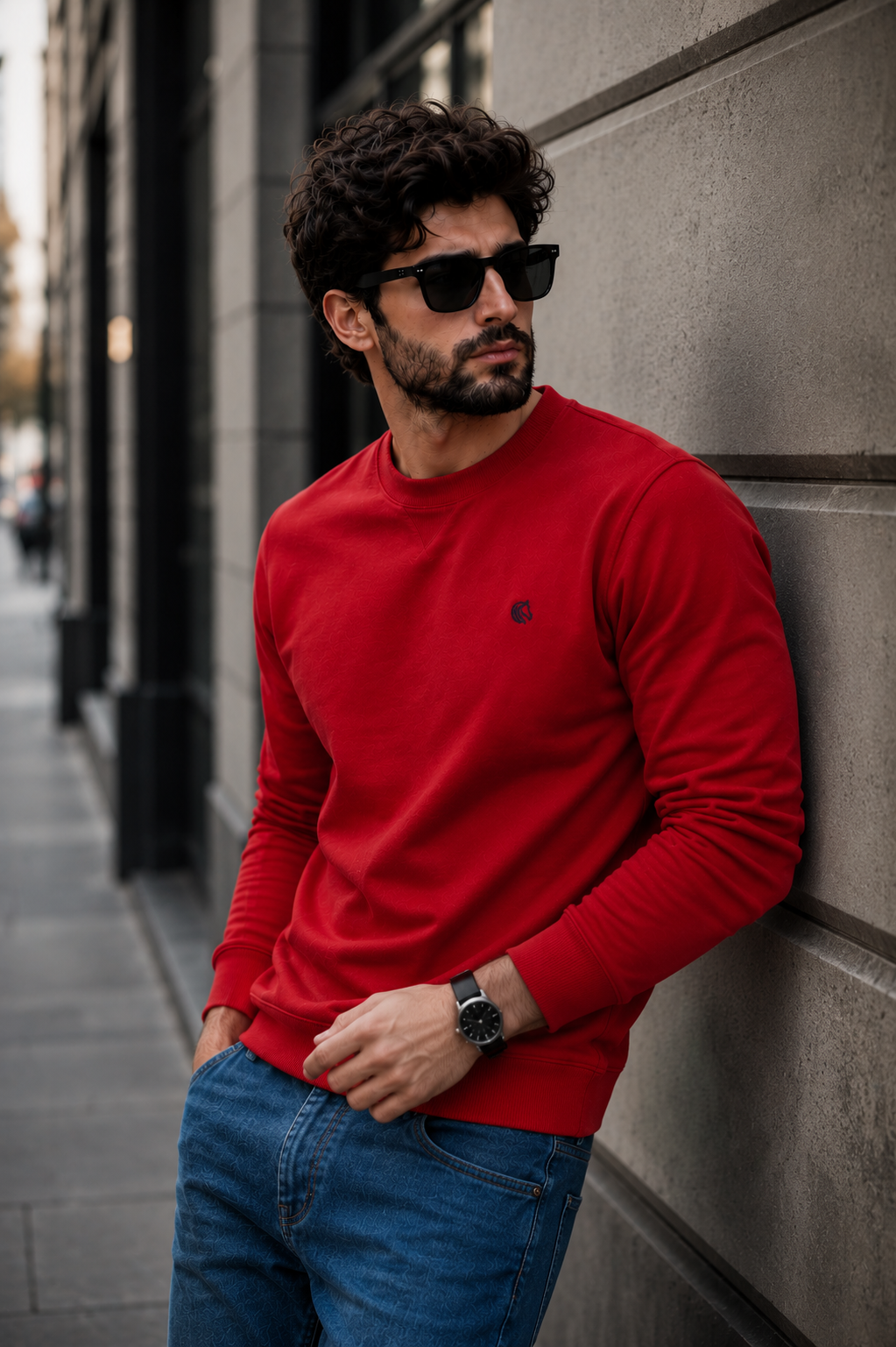 Men's Full Sleeve Sweatshirts - Red