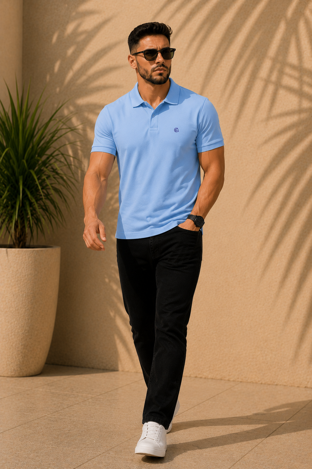 Men's Regular Fit Pique Polo Shirt