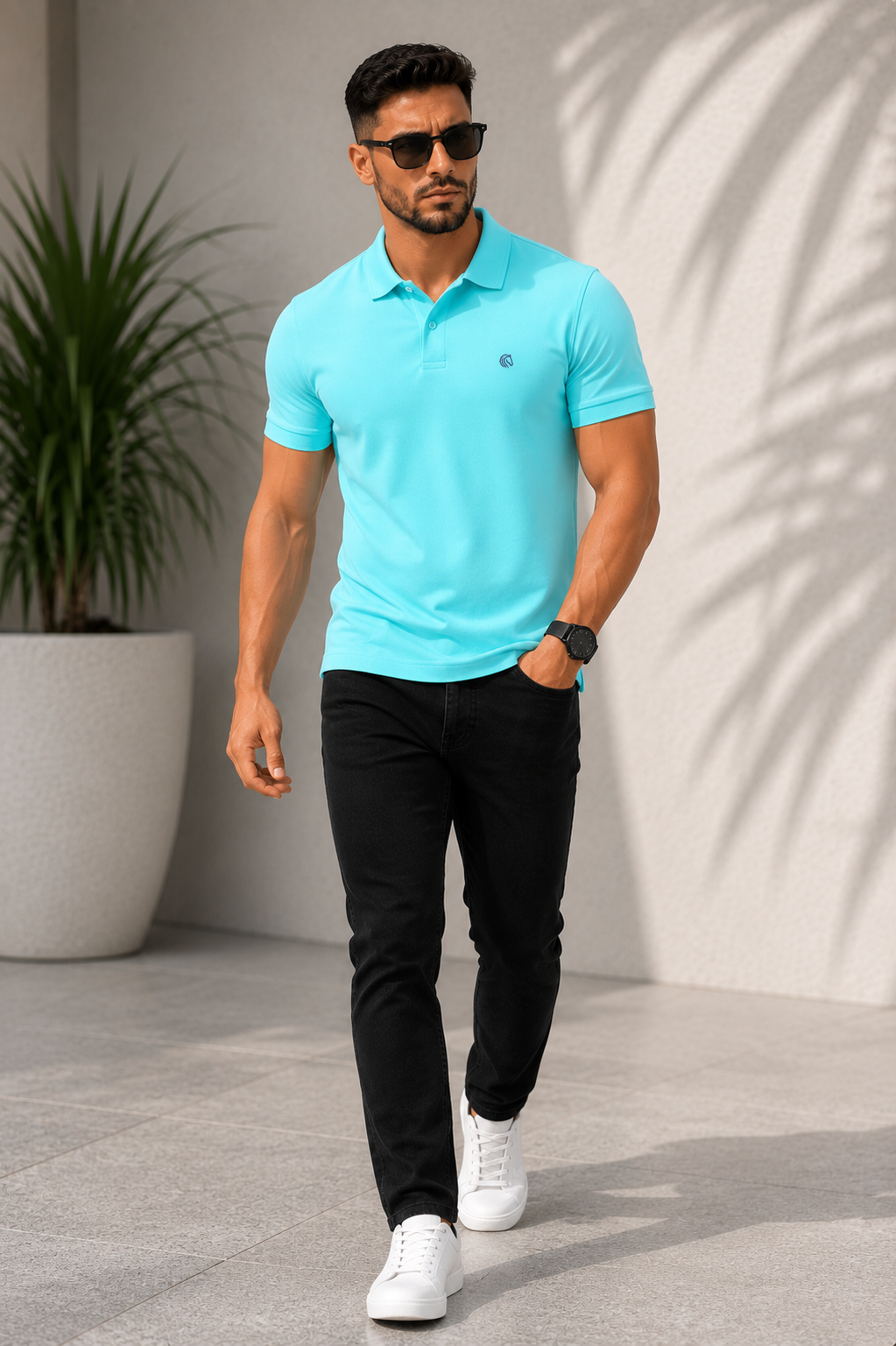 Men's Regular Fit Pique Polo Shirt