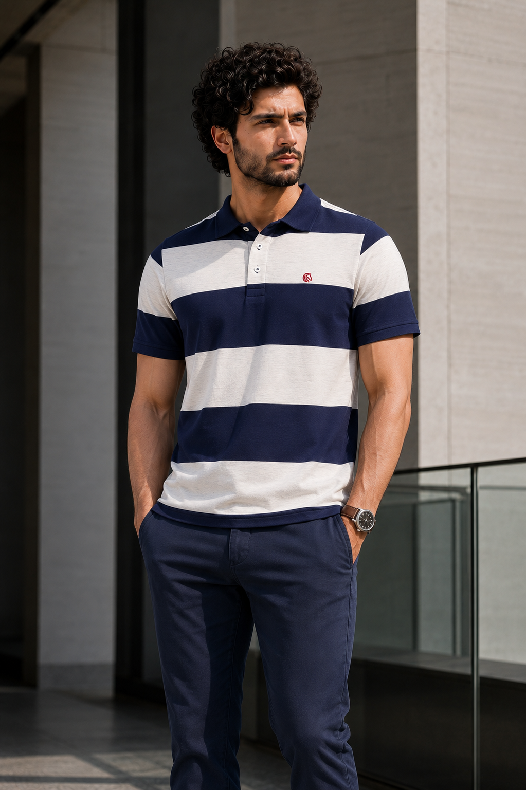 Men's Regular Fit Jersey Polo Shirt