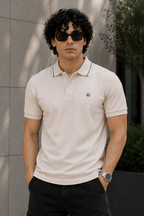 Men's Tipped Interlock Polo