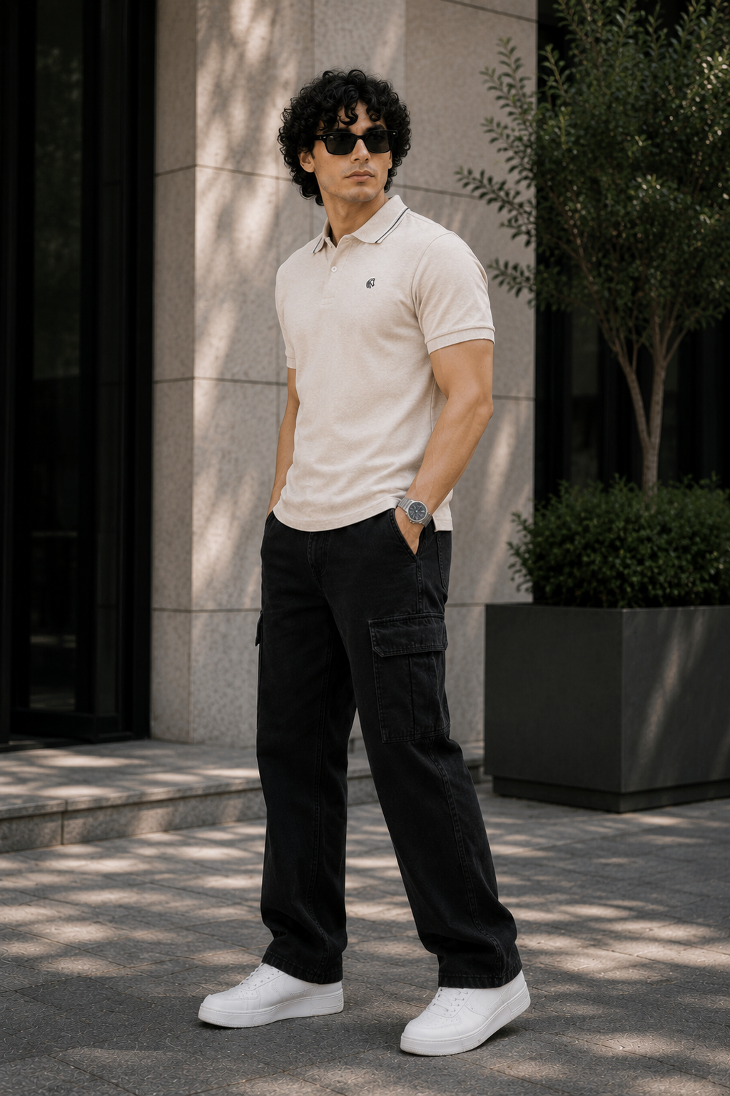 Men's Tipped Interlock Polo