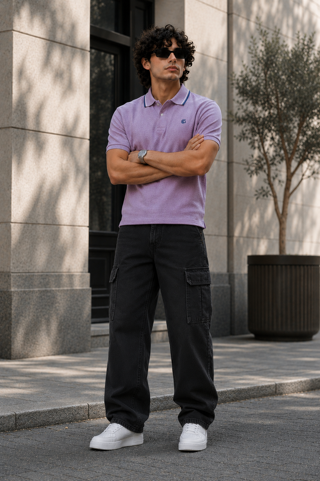 Men's Tipped Interlock Polo