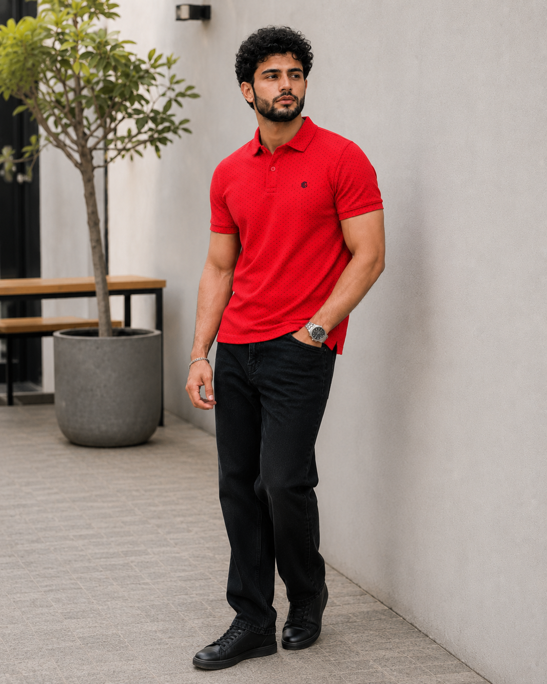 Men's AOP Polo Shirts