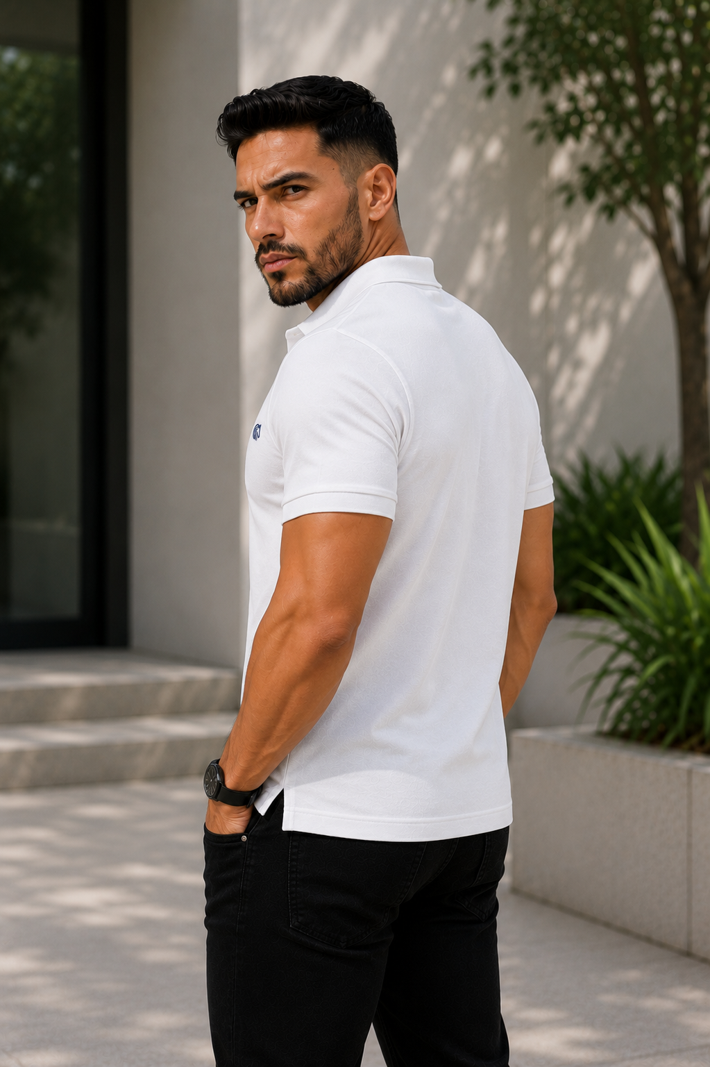 Men's Interlock Polo T shirt