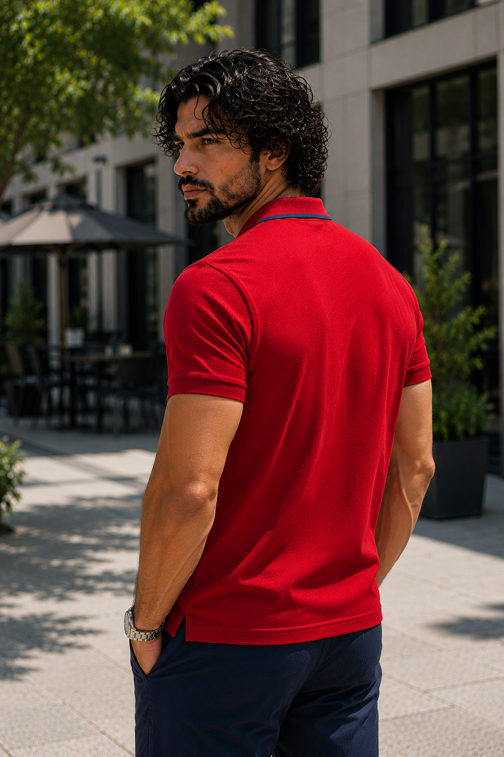 Men's LYCRA Polo T Shirt