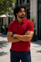 Men's LYCRA Polo T Shirt