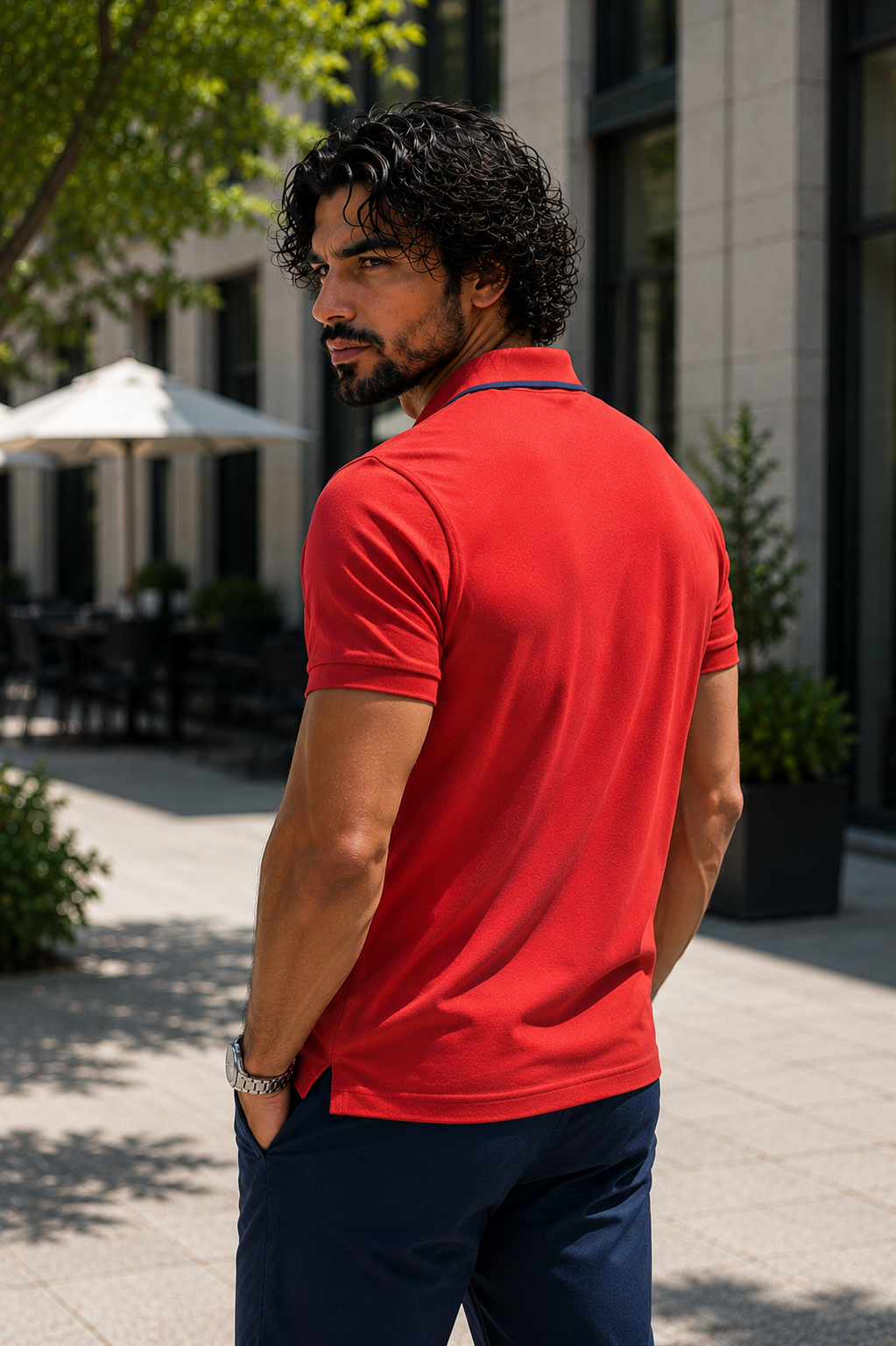 Men's LYCRA Polo T Shirt