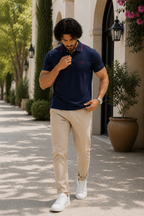 Men's LYCRA Polo T Shirt