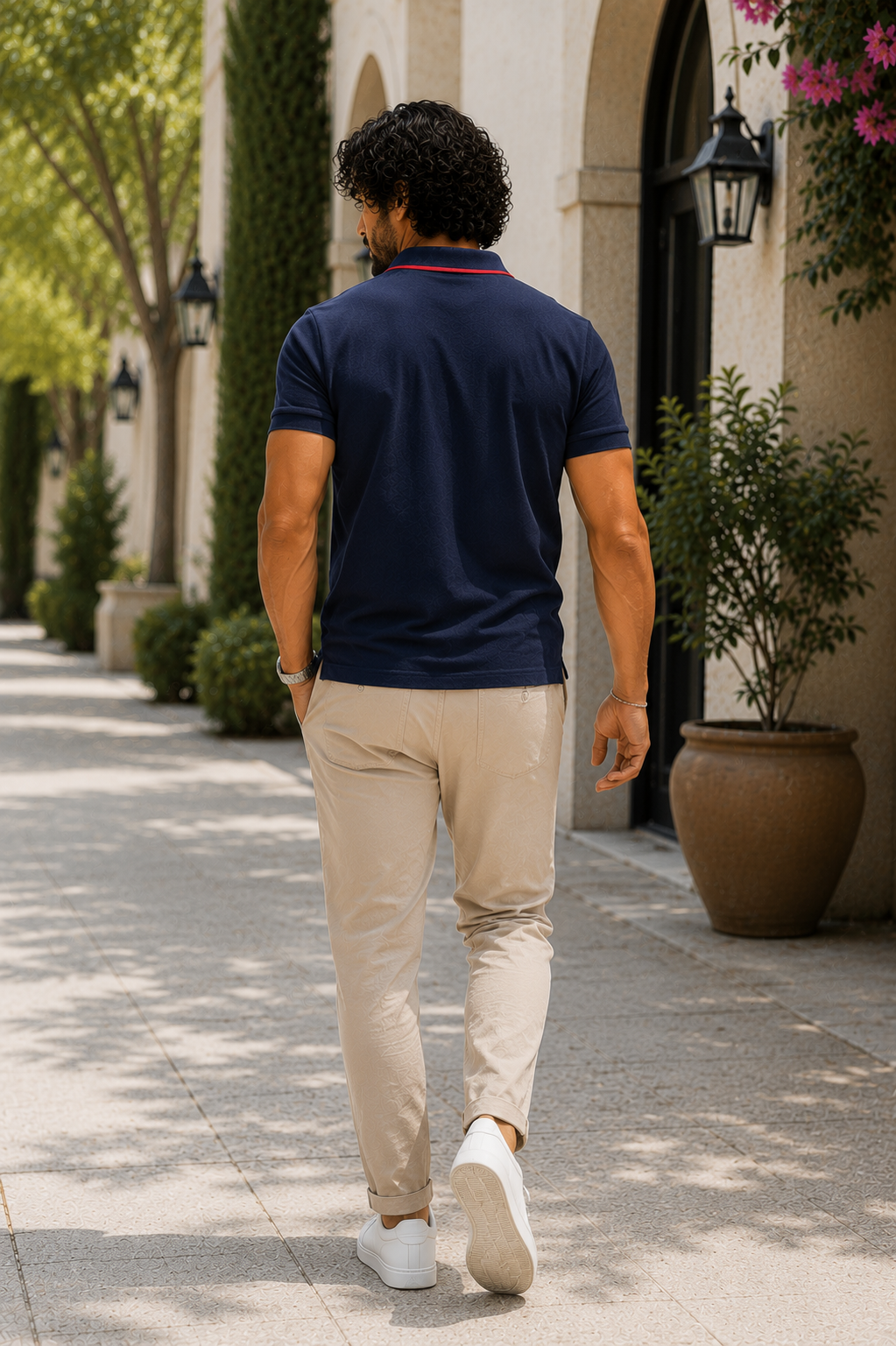 Men's LYCRA Polo T Shirt