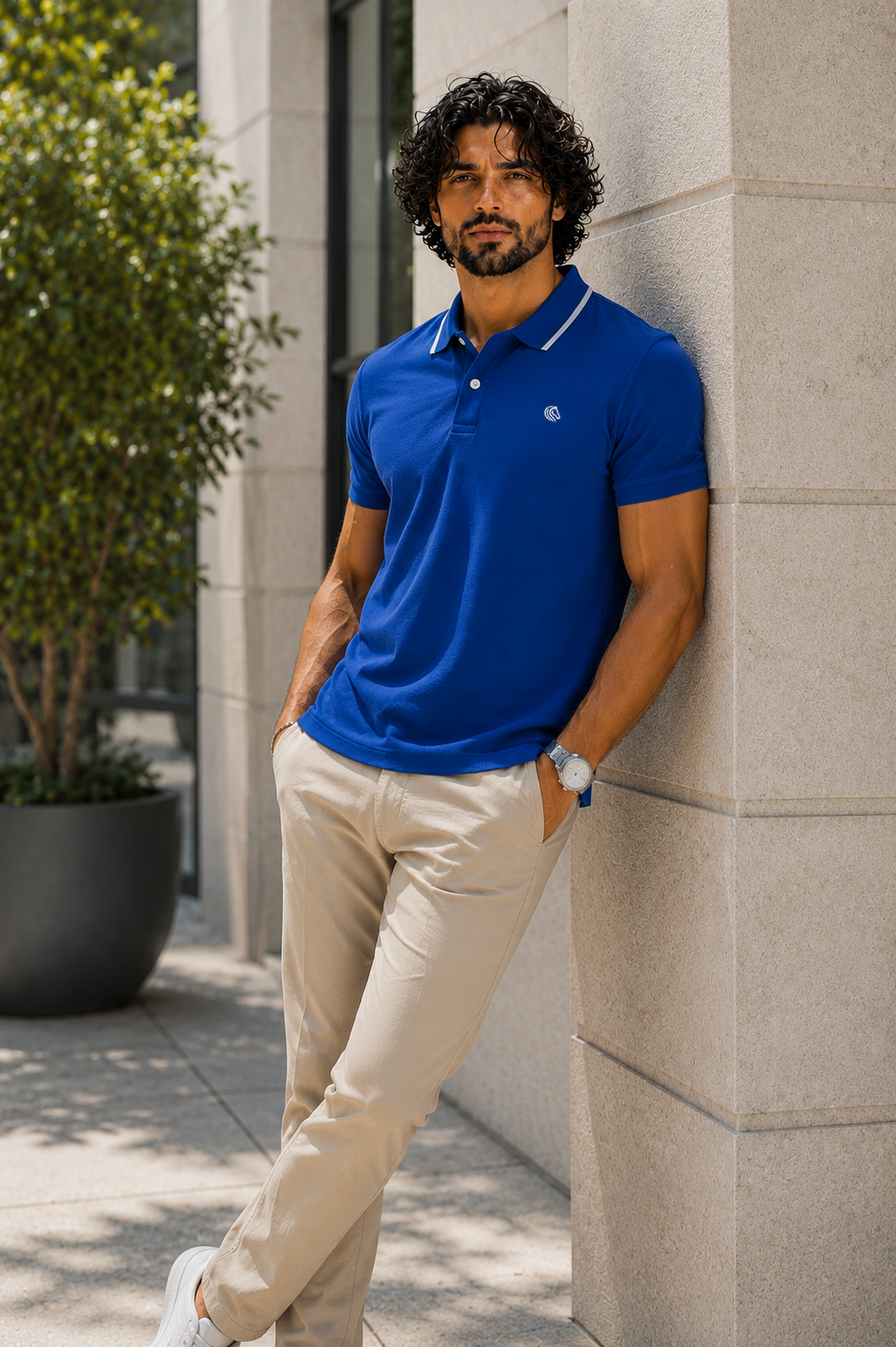 Men's LYCRA Polo T Shirt