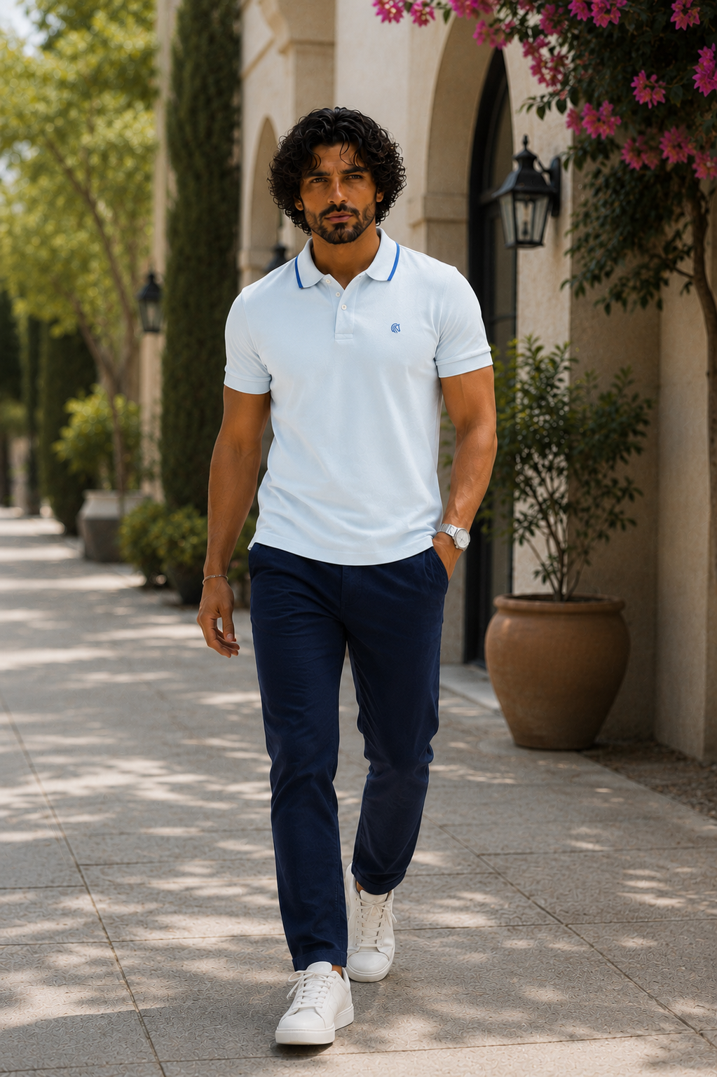 Men's LYCRA Polo T Shirt