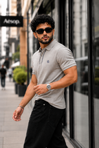 Men's Regular Fit Piped Polo Shirt